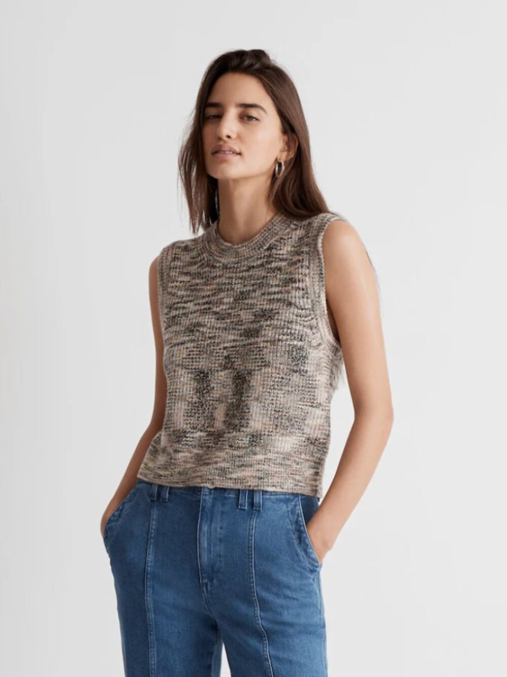Space-Dyed Boulier Sweater Vest